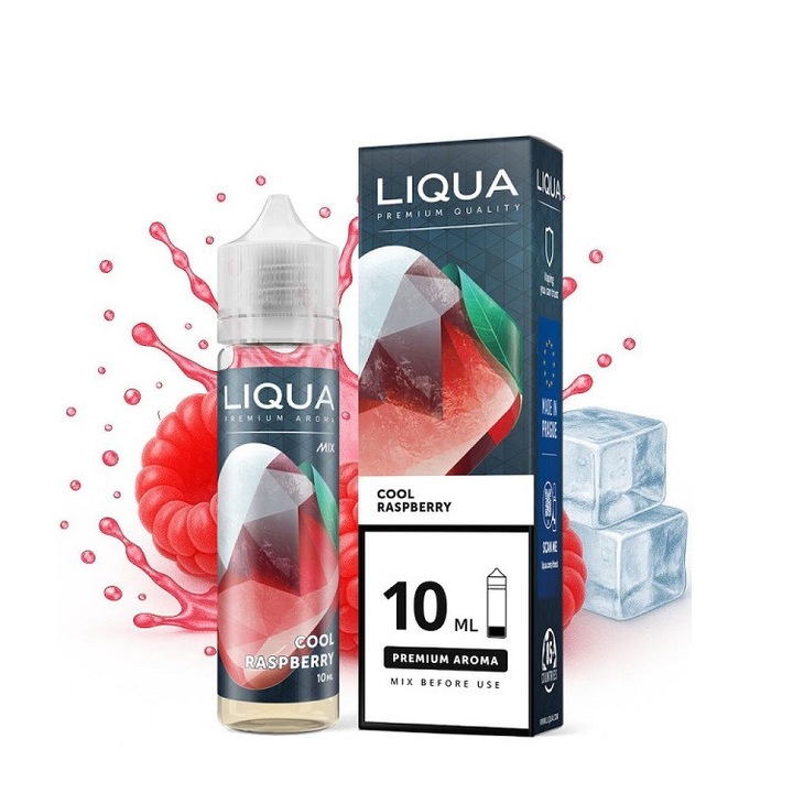 Aroma Longfill Tigara Electronica Liqua, 10ml - Cool Raspberry