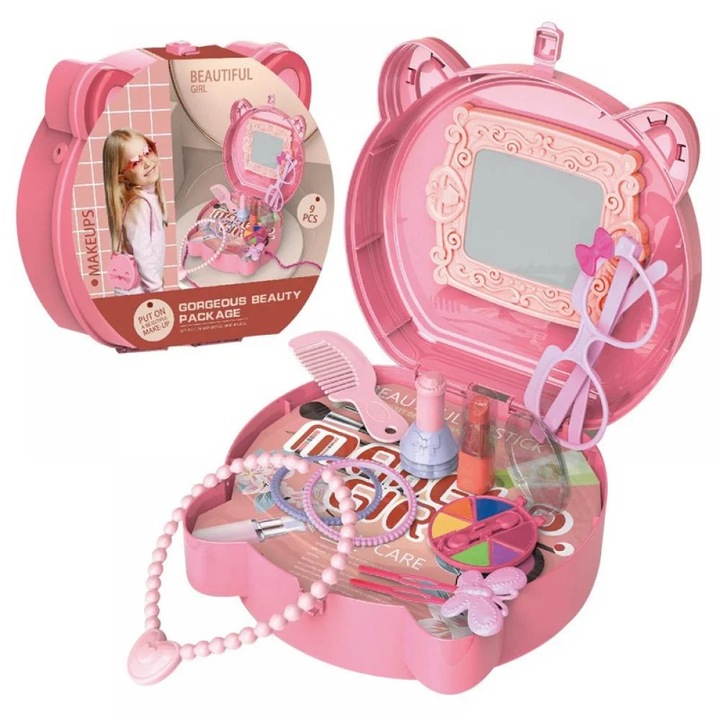 Set de joaca casa mini, YANYXR, 18.7x18.7x7.8cm, multicolor