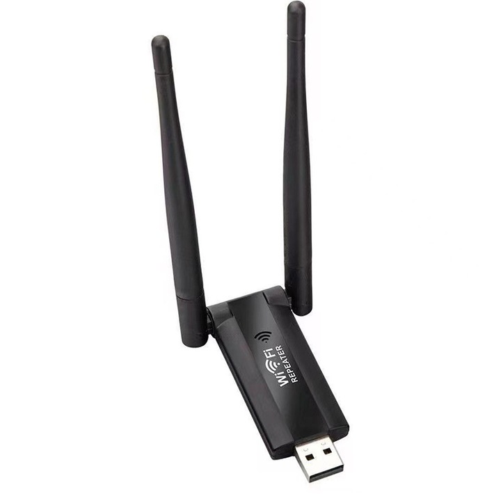 Adaptor Wireless Fudisenn USB 3.0, 4200 Mbps, 2 antene, Negru