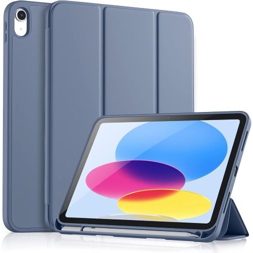 Husa Smart Cover compatibila cu Ipad Air 11 2025, M3, inchidere magnetica, Rebound Pencil, Lavanda, TELGORBCS