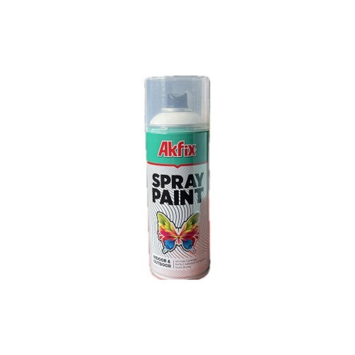 Set 2 buc Spray vopsea 9003 alb lucios 400ml AKFIX