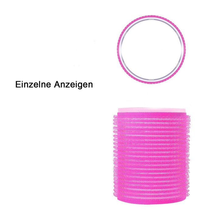 Bigudiuri jumbo, set 24 bucati, autoadezive, solutie sanatoasa pentru coafuri acasa