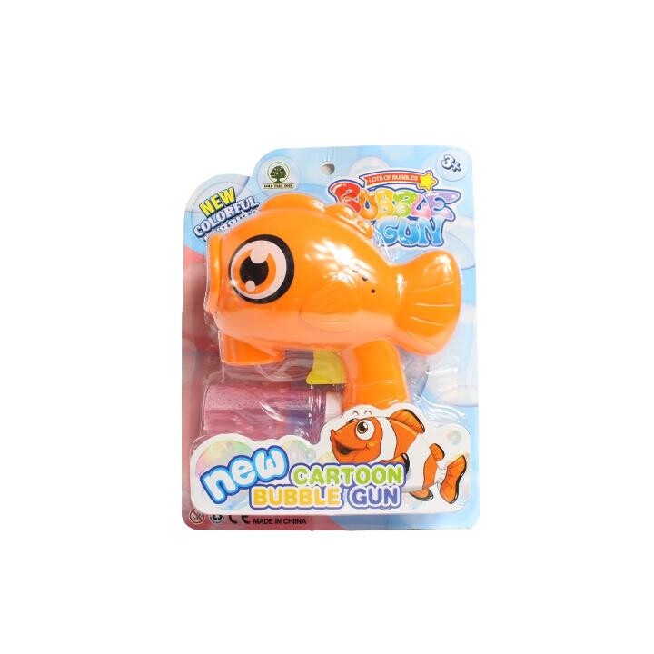 Пистолет за сапунени мехурчета JNH801, рибка, многоцветен, играчка за плаж