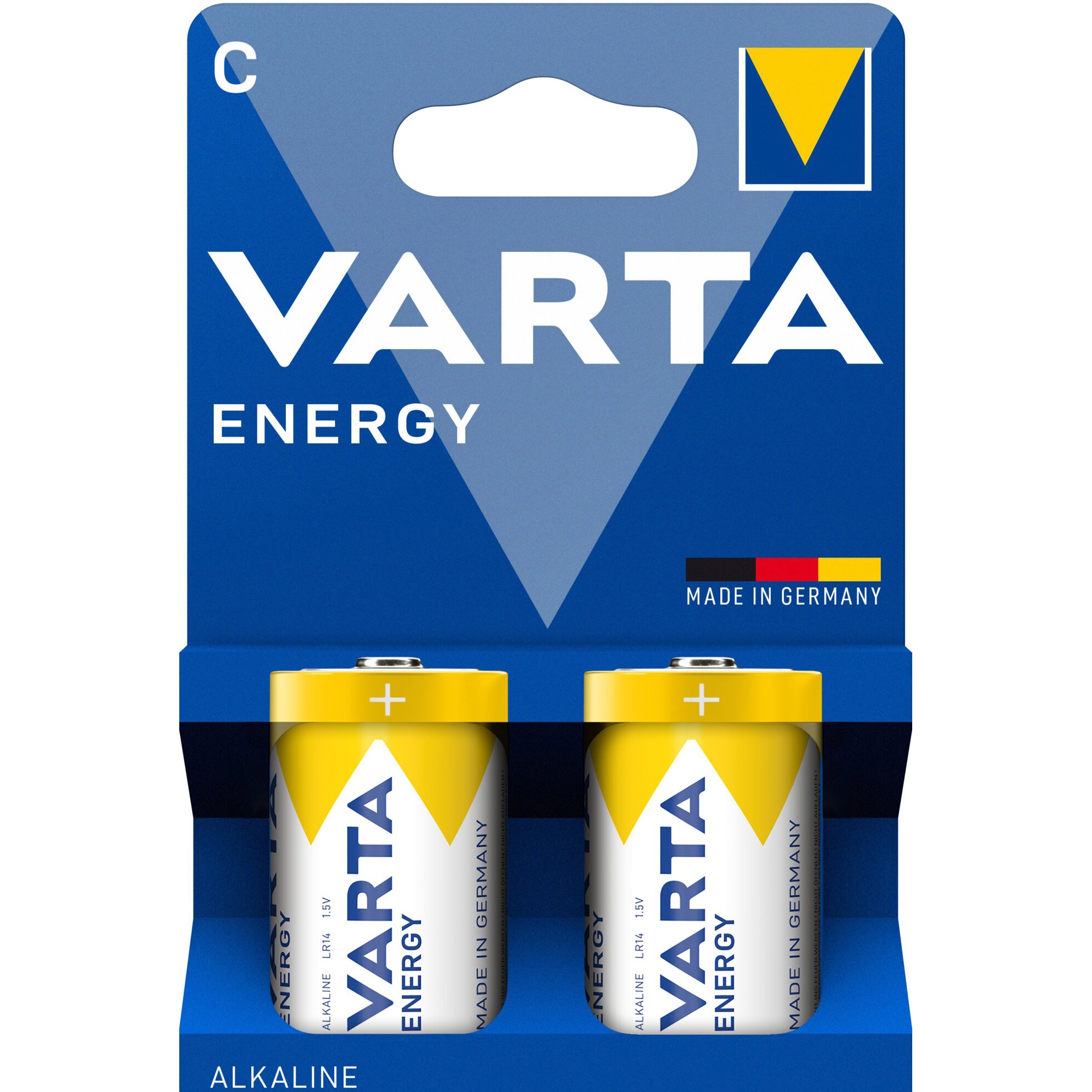 Baterii Alkaline Varta Energy C, 2 buc