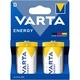 Baterii Alkaline Varta Energy D, 2 buc