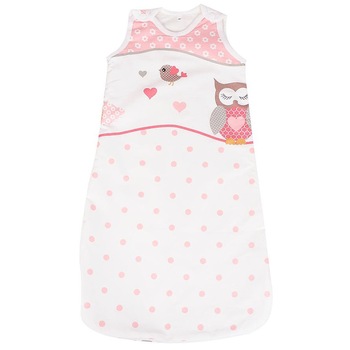 Sac de dormit, iarna, bufnite mari roz-0-6 luni Sac de dormit, iarna, bufnite mari roz-0-6 luni