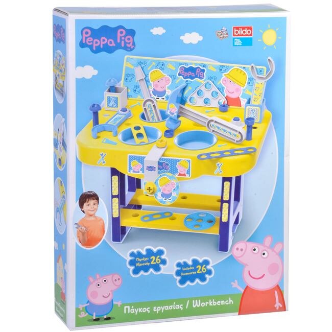 Atelier banc de lucru pentru copii cu accesorii, Peppa Pig