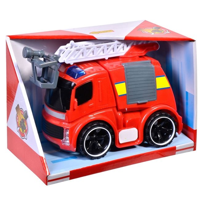 Masina de pompieri cu lumini si sunete 18 cm