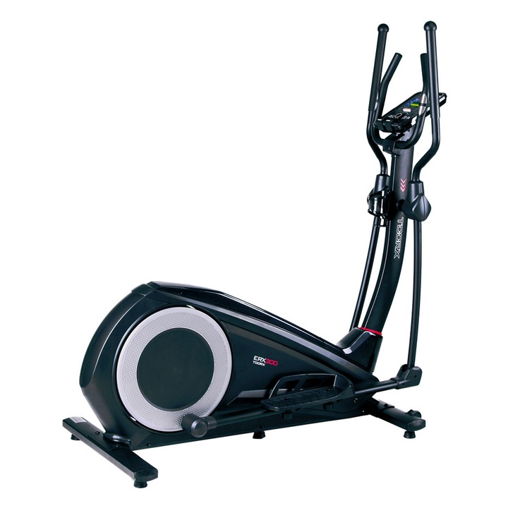 Bicicleta eliptica, TOORX ERX-300, Greutate maxima suportata: 150 kg, Greutate volanta: 16 kg, Suport pentru smartphone/tableta