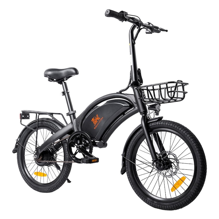 KuKirin V1 Pro elektromos kerékpár, 20 hüvelykes, 350 W, maximális sebesség 45 km/h, könnyűfém váz, összecsukható