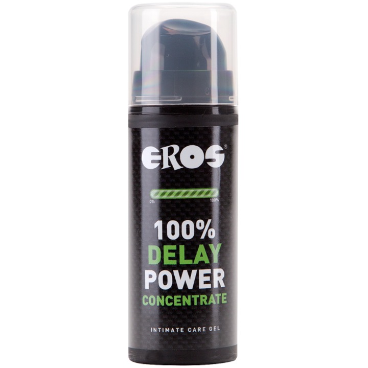Gel Intim Concentrat, pentru Intarziera Ejacularii si Prelungirea Placerii, EROS 100% Delay Power, 30 ml