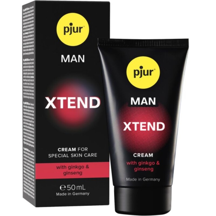Crema Pjur Man Xtend, pentru Ingrijirea Speciala a Pielii, cu Ginkgo si Ginseng, 50 ml