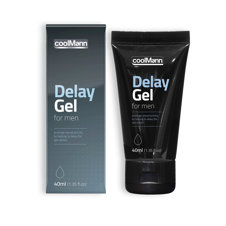 Gel pentru Intarzierea Ejacularii si Cresterea Performantei, CoolMann Delay Gel, 40ml
