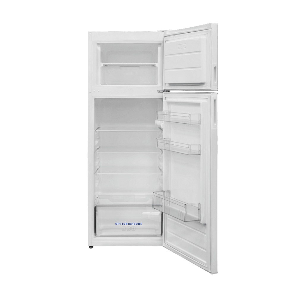 Frigider cu 2 usi Daewoo CTL0263EWMA0-EU, Racire statica, Iluminare LED, Usi reversibile, H 144 cm, 213 l, Clasa E, Alb