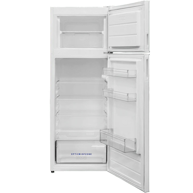 Frigider cu 2 usi Daewoo CTL0263EWMA0-EU, Racire statica, Iluminare LED, Usi reversibile, H 144 cm, 213 l, Clasa E, Alb