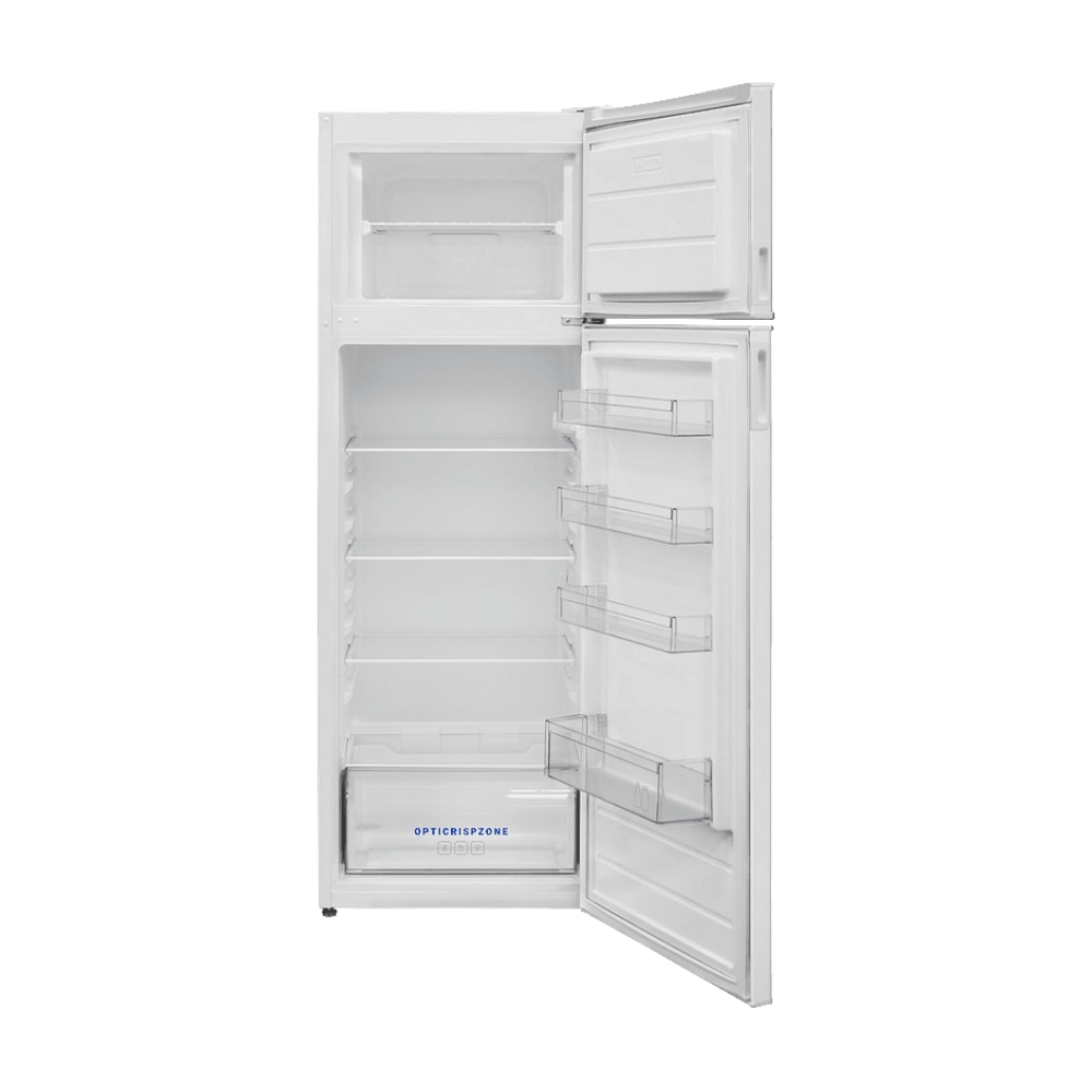 Frigider cu 2 usi Daewoo CTL0283EWMA0-EU, Racire statica, Iluminare LED, H 160 cm, 243 l, Clasa E, Alb