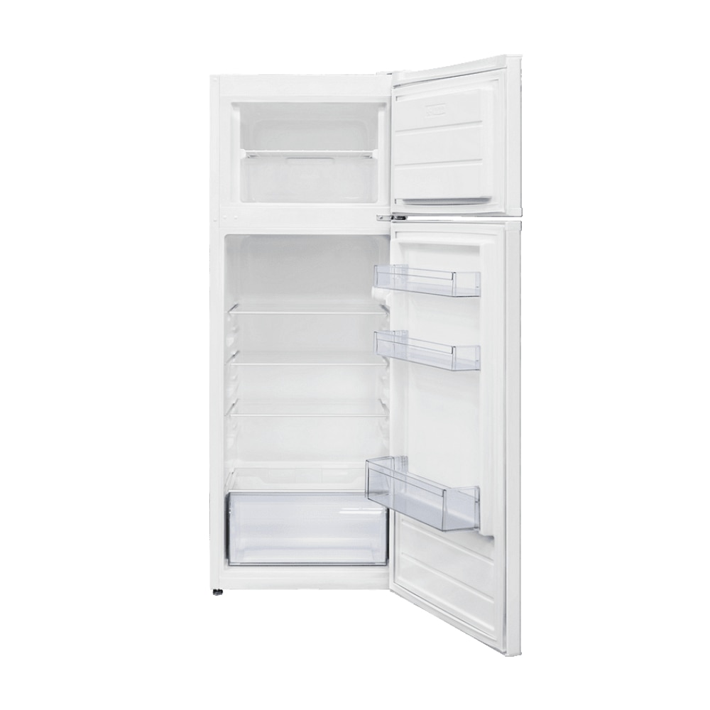 Frigider cu 2 usi Electra ELR 26E, Racire statica, Dezghetare automata, Usi reversibile, H 144 cm, 213 l, Clasa E, Alb
