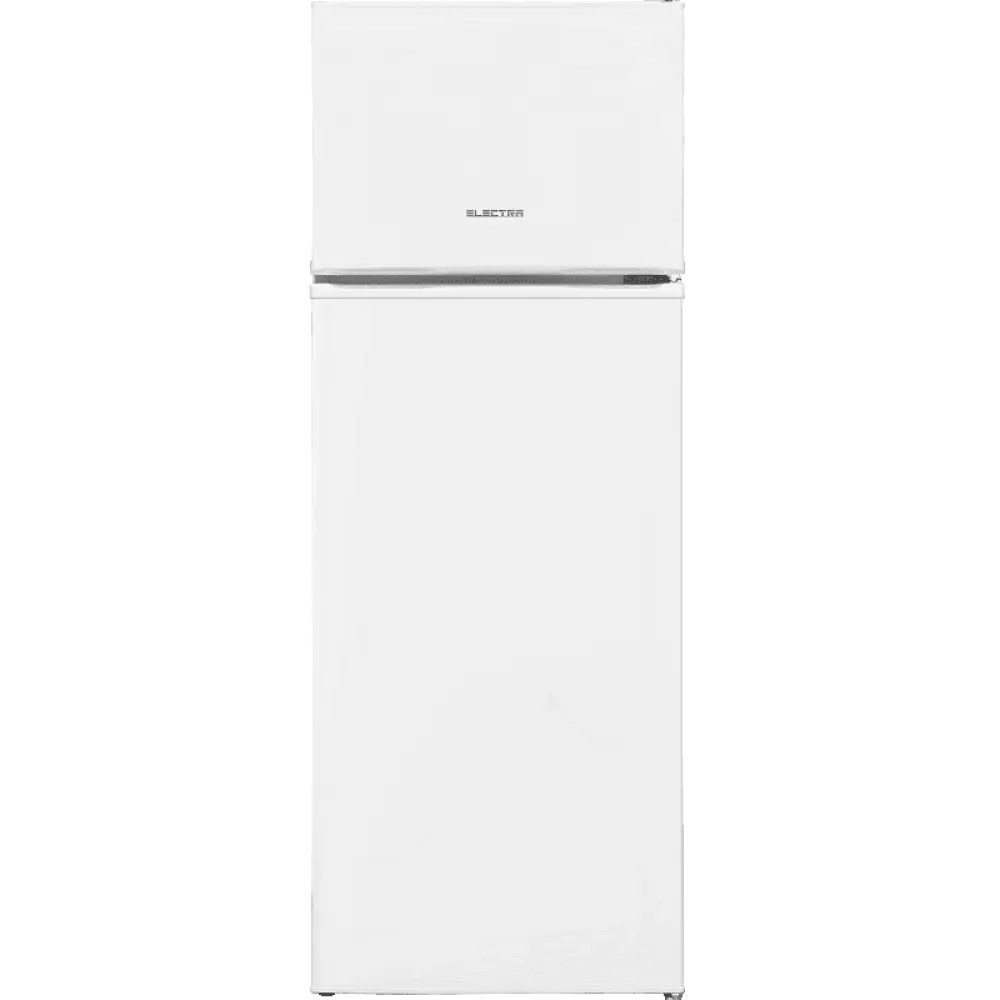 Frigider cu 2 usi Electra ELR 26E, Racire statica, Dezghetare automata, Usi reversibile, H 144 cm, 213 l, Clasa E, Alb