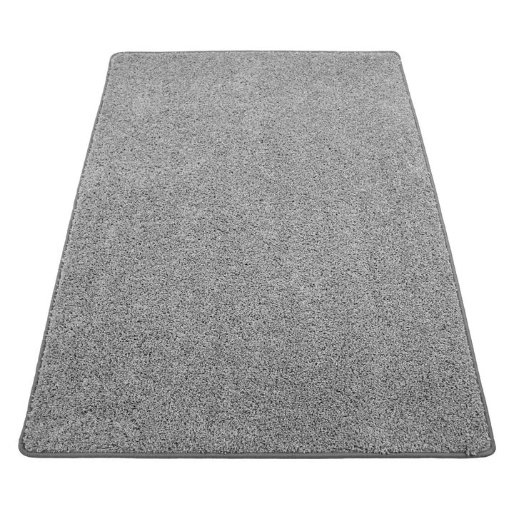 Covor, elSimone, 200 x 200 cm, 100% Pp, Aspect Decorativ, Universal, Pentru Diferite Tipuri De Interioare, Grosime 2 cm, Inaltime Fir 20 mm, Greutate 1,75 kg/m2, Gri