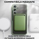 Husa pentru Samsung Galaxy A17 5G / A17 4G DaDen® MagSafe Luxury, Camera védelem, Ultra védelem, Átlátszó világoszöld szegéllyel