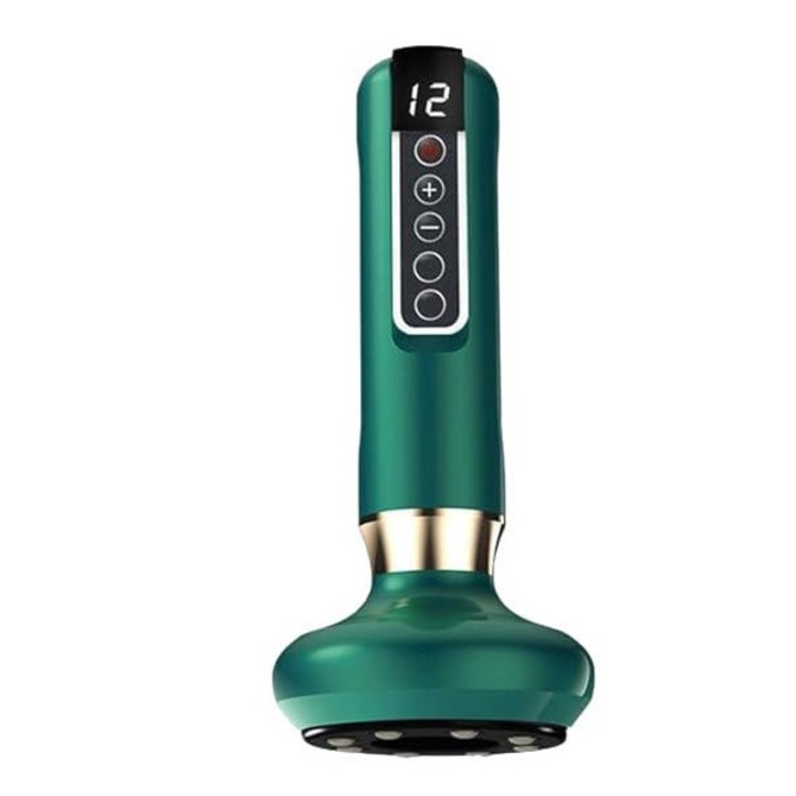 Масажор за целулит SUNNYYDS, Безжичен, Императорско зелено, С вибрации, За тяло
