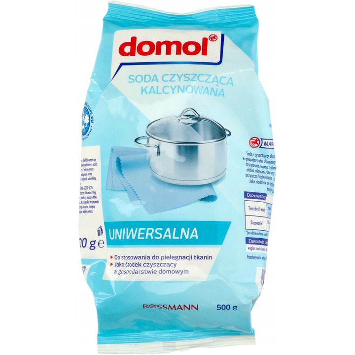 Tisztítószer, Domol 500 g, erősen szennyezett ruhaneműhöz, megszünteti a kellemetlen szagokat, sokoldalú felhasználás