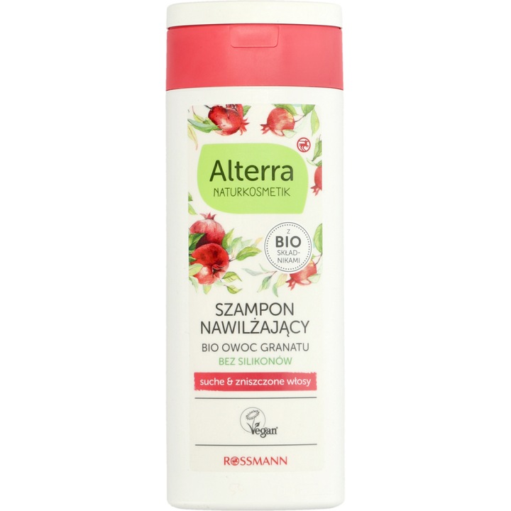 Sampon de par, Alterra, moisturizing, bio fruct de rodie, 200ml