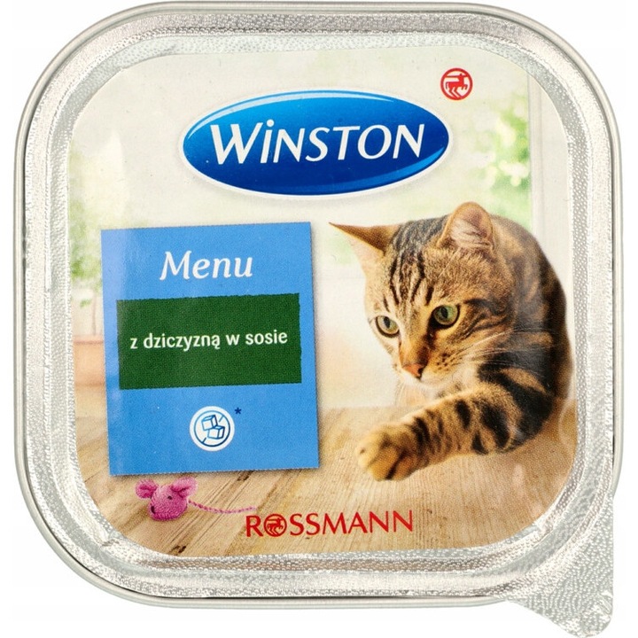Hrana umeda pentru pisici Winston, cu vanat in sos, 100 g
