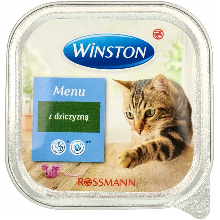 Hrana umeda pentru pisici Winston, cu vanat, 100 g