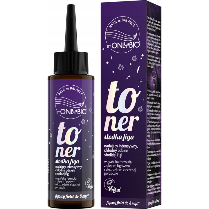 Toner pentru par, OnlyBio Hair in Balance, 100 ml