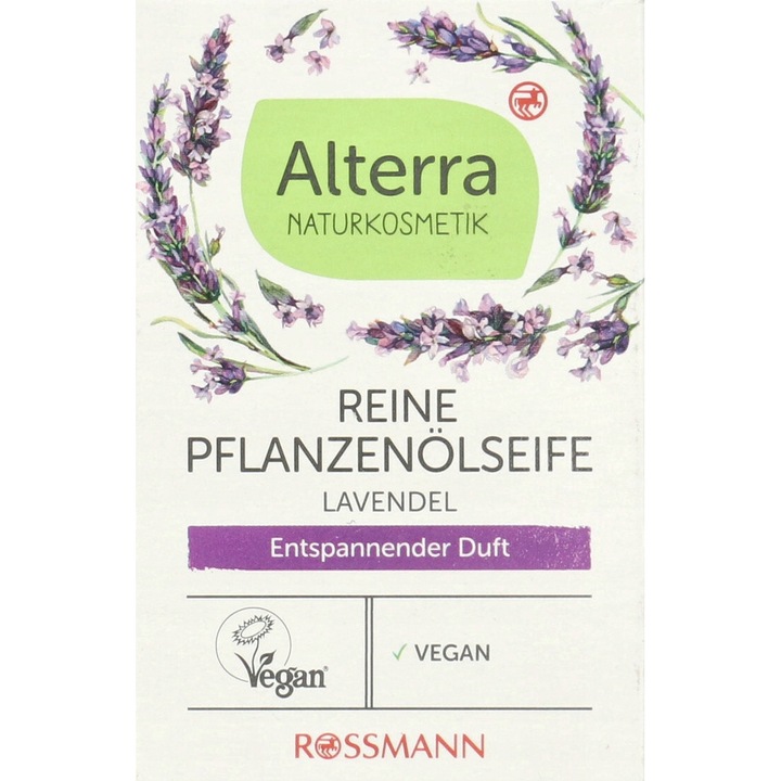 Растителен сапун с лавандулово масло, ALTERRA, 100 г