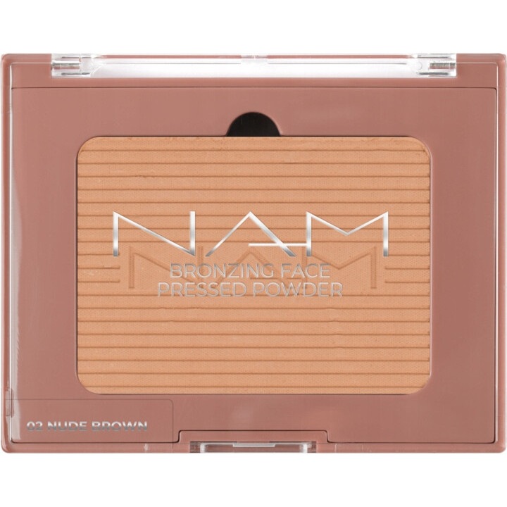 Бронзираща пудра, Nam, № 02 Nude Brown, 10 г, веган