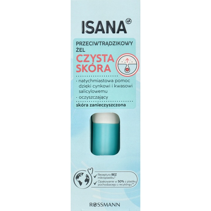 Gel anti-acneic Isana, 15 ml