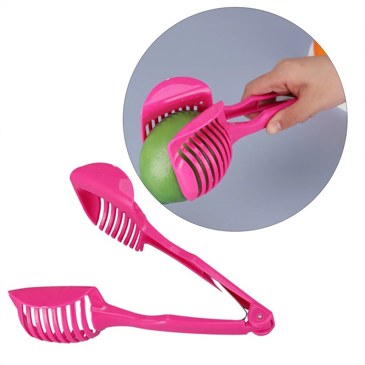 Feliator multifunctional pentru lamaie si rosii, plastic, 19x14x2.5cm