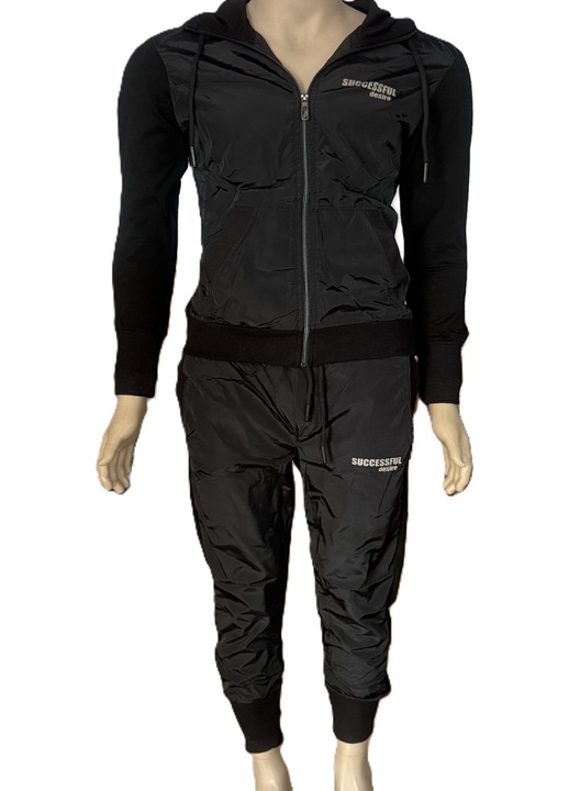 Trening barbati, Fiyesmen, Bumbac, Negru, S INTL