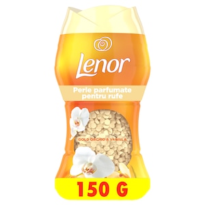 Perle parfumate Lenor Gold Orchid & Vanilla cu parfum pentru rufe, 150 gr