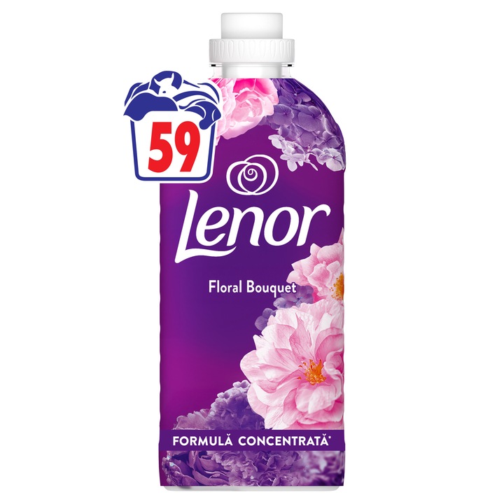 Balsam de rufe Lenor Floral Bouquet, 59 spalari, 1.2 L