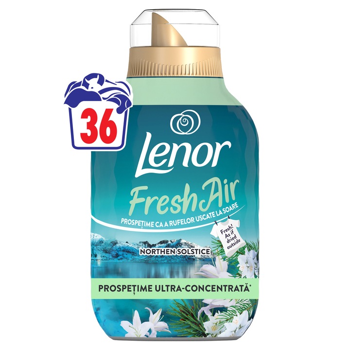 Омекотител Lenor Fresh Air Northern Solstice, 504 мл, 36 пранета