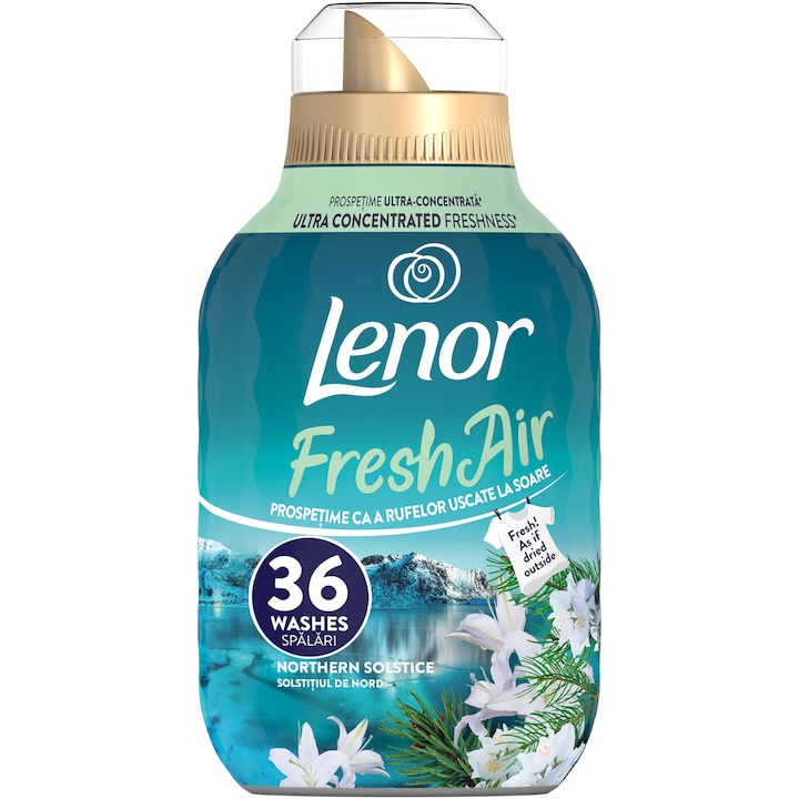 Омекотител Lenor Fresh Air Northern Solstice, 504 мл, 36 пранета