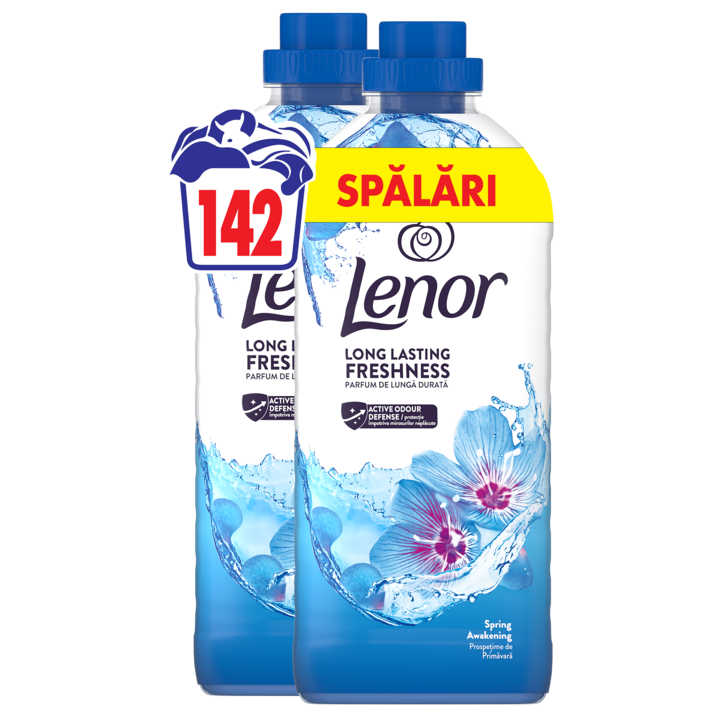 Pachet Balsam De Rufe Lenor Spring Awakening, 2x 1491L, 142 spalari