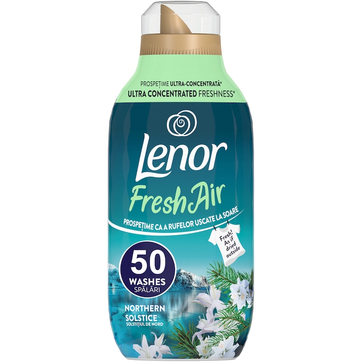 Омекотител Lenor Fresh Air Northern Solstice, 700 мл, 50 пранета