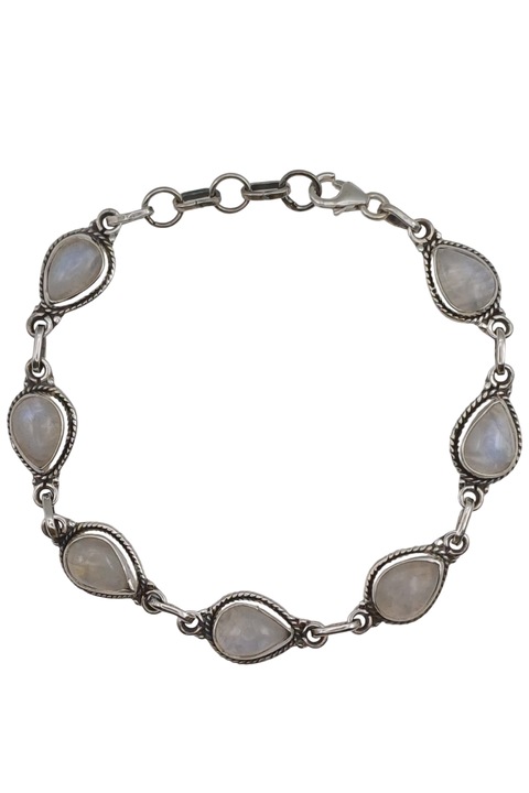 Bratara din argint 925 TSR cu piatra lunii model 1MZS8