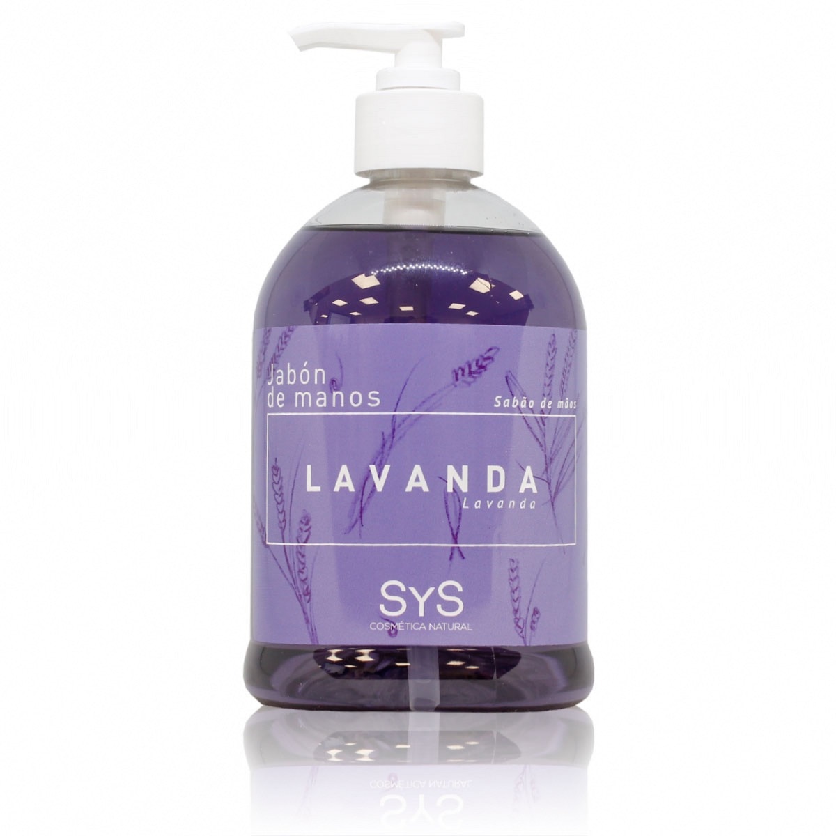 Sapun lichid fara parabeni Laboratorio SyS, Lavanda 500 ml