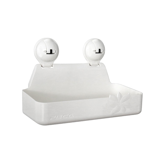 Cos depozitare cu ventuze Flora F2, material plastic, sustinere 8 kg , Feca