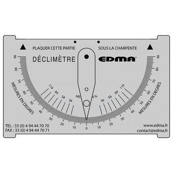 Inclinometru pentru masurarea unghiului marca Edma Inclinometru pentru masurarea unghiului marca Edma