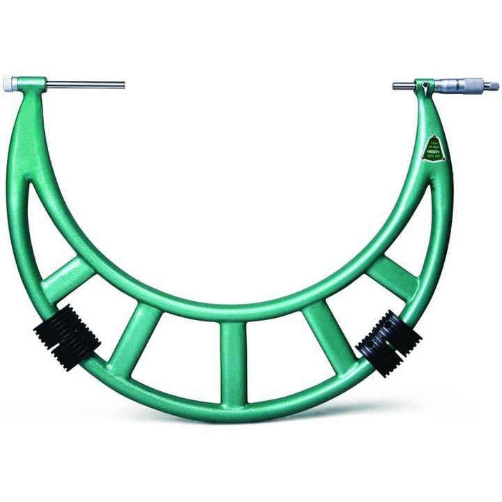 Micrometru pentru exterior marca Insize cu palpatori interschimbabili si scala de 0-100 mm