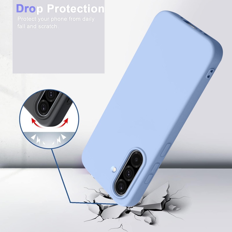 Set husa/2 folii protectie ecran/2 folii pentru camera, TPU/Sticla securizata, compatibil cu Samsung Galaxy A36 5G, violet
