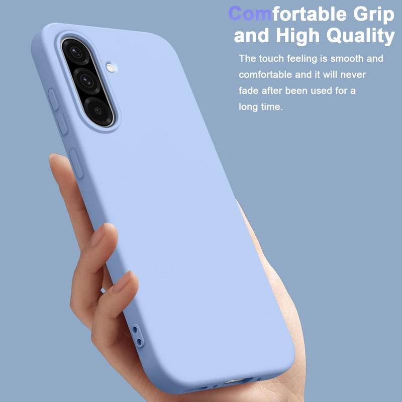Set husa/2 folii protectie ecran/2 folii pentru camera, TPU/Sticla securizata, compatibil cu Samsung Galaxy A36 5G, violet