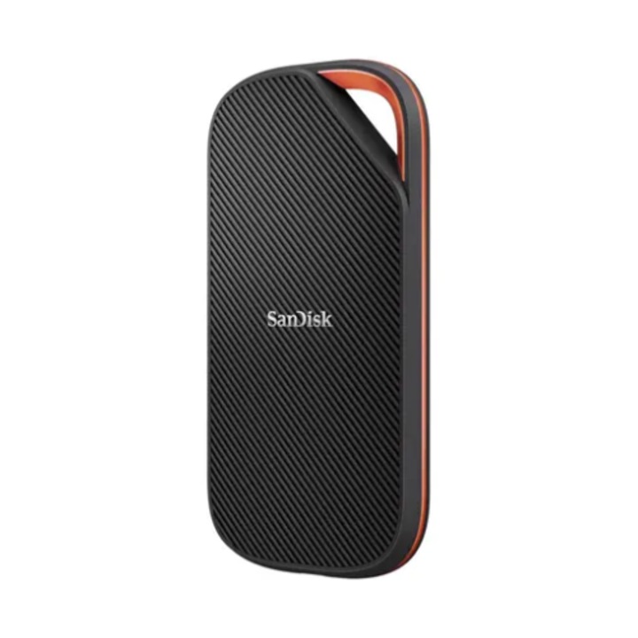 SanDisk Extreme Pro Portable External SSD SDSSDE82, 2 TB черен/оранжев