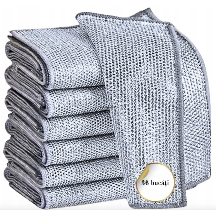 Set 36 lavete de bucatarie tip plasa – universale si rezistente la zgarieturi